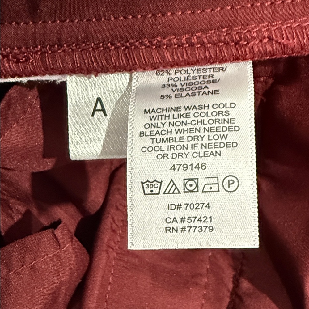 Ann Taylor Deep Red Pants - Picture 6 of 6